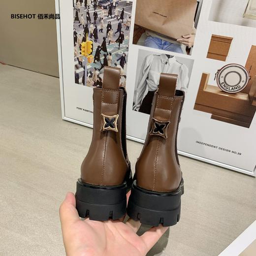 新品牛皮百搭舒适一脚蹬马丁靴846B25508（W） 商品图8