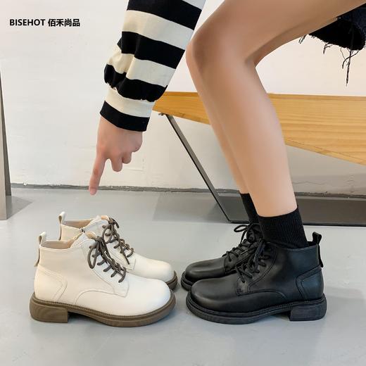 新品冬季薄绒百搭舒适马丁靴798B25511（W） 商品图7