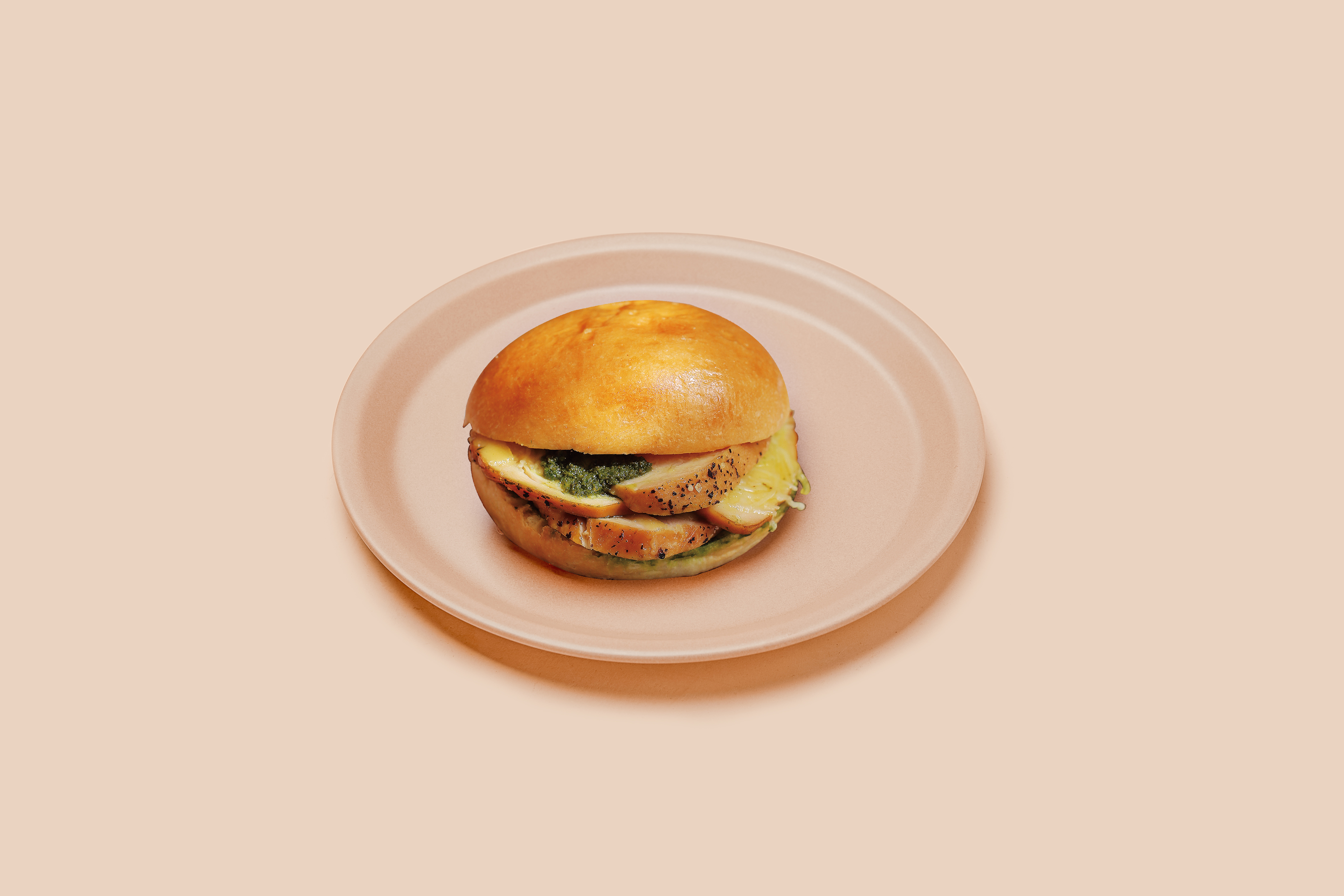 青酱鸡肉汉堡（冷冻）