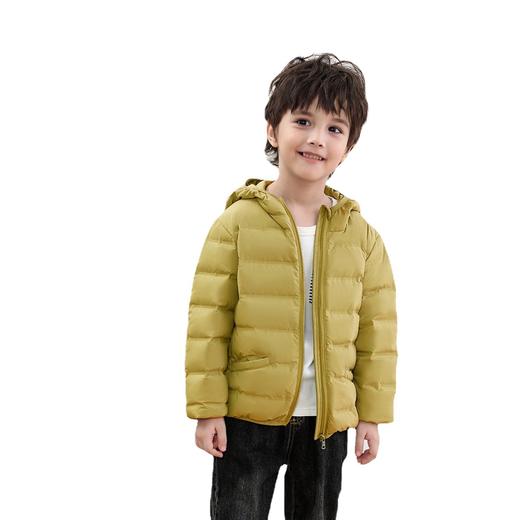 「6款配色！90绒儿童羽绒服」柔菇菇无缝童装羽绒服 连帽轻薄款男女童外套 商品图4