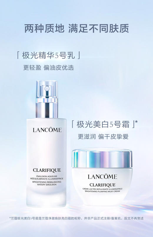 【海关保税直发】Lancome兰蔻极光水150ml-极光乳75ml-混油皮肤控油美白补水白到发光-会员5折 商品图2
