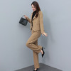 减龄港味洋气休闲阔腿毛呢套装HR-WN9399 商品缩略图3