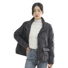「5款配色！2022秋冬新款」柔菇菇羽绒服 韩版短款90白鸭绒压胶宽松外套上衣 商品缩略图4