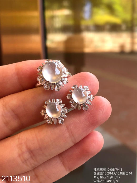 2113510，玻璃蛋面套装。具体价格微信咨询 商品图0