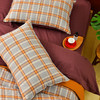 复古格纹四件套全棉秋冬床品 商品缩略图3