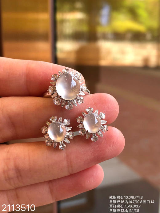 2113510，玻璃蛋面套装。具体价格微信咨询 商品图1