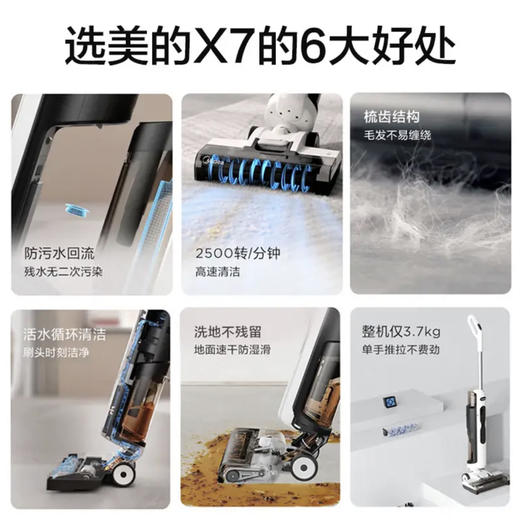 美的（Midea）洗地机 X7  商品图1