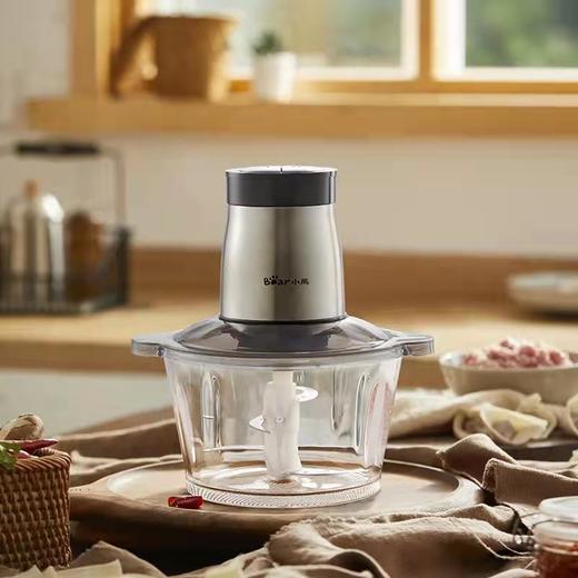 小熊（Bear）家用电动不锈钢小型多功能搅拌搅肉机2L 商品图1