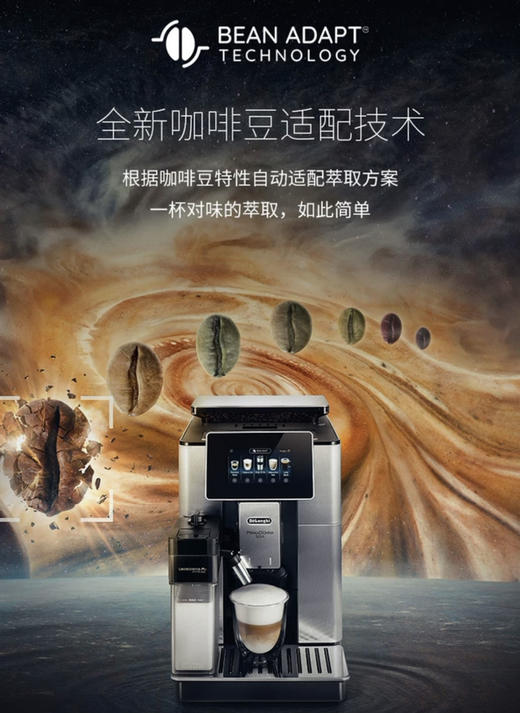 德龙（Delonghi）咖啡机 尊享系列 Soul 意式全自动咖啡机 咖啡豆适配 一键制作 欧洲原装进口 ECAM610.75.MB  折扣机  联保两年 商品图4
