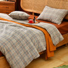 英伦格纹床上四件套纯棉秋冬床品 商品缩略图2