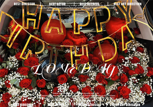 浪漫玫瑰  惊喜后备箱花礼 商品图0