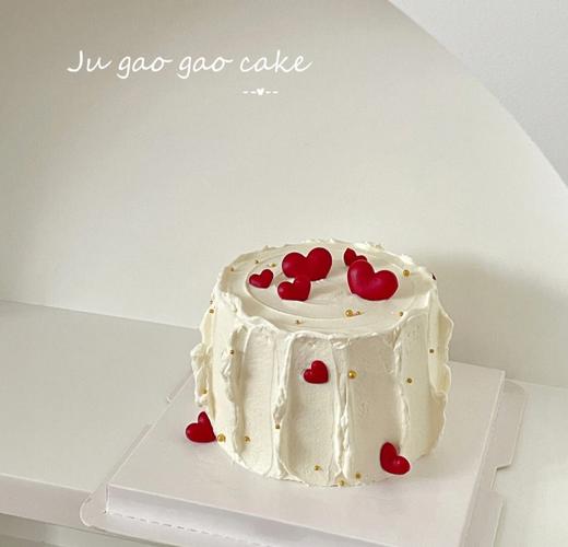 4寸可爱小爱心一鲜奶动物奶油蛋糕 商品图0