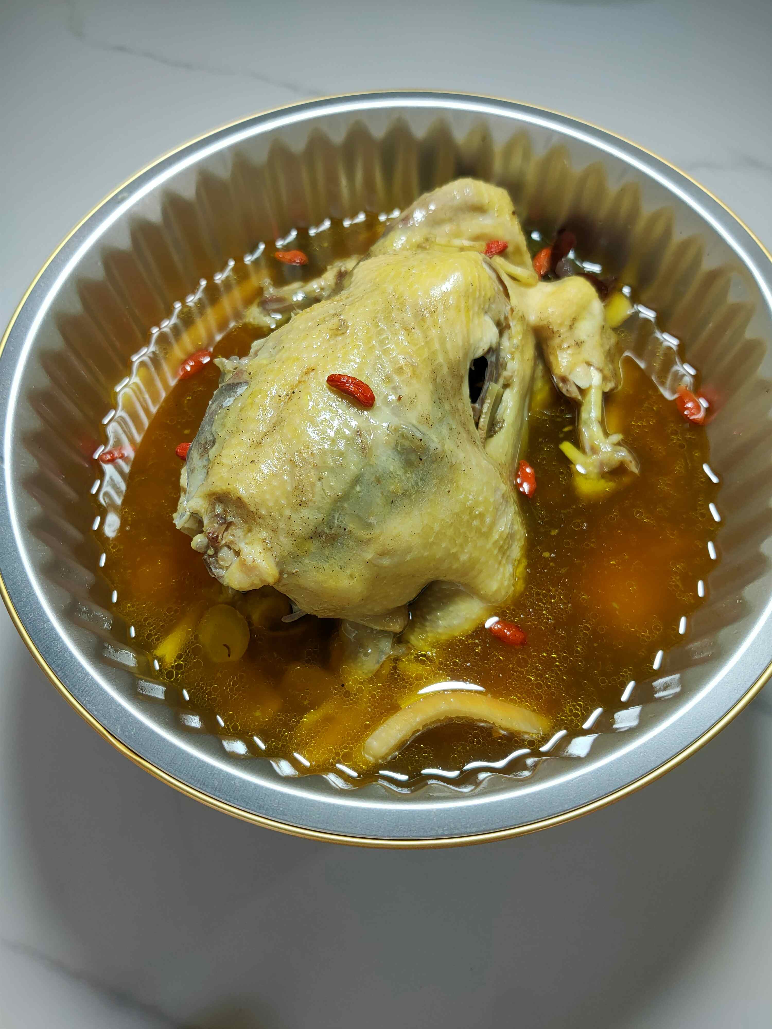 五圆蒸土鸡，1只，送到家，直接可以吃的