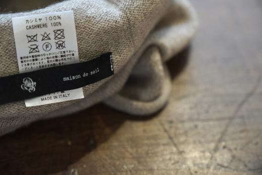 Maison de soil黑色燕麦色围脖 商品图9