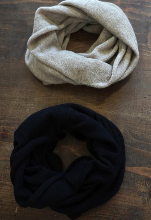 Maison de soil黑色燕麦色围脖 商品图6