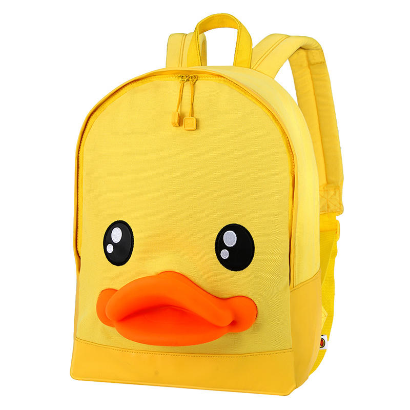 小黄鸭双肩包-3D鸭嘴款