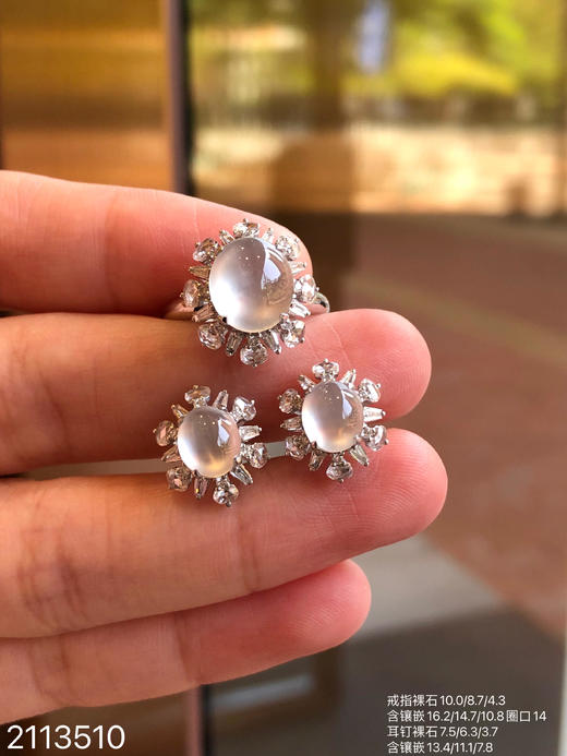 2113510，玻璃蛋面套装。具体价格微信咨询 商品图2