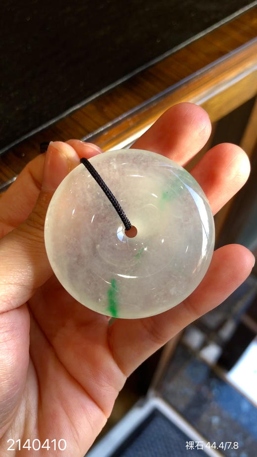 2140410，冰飘翠平安扣裸石。具体价格微信咨询 商品图5