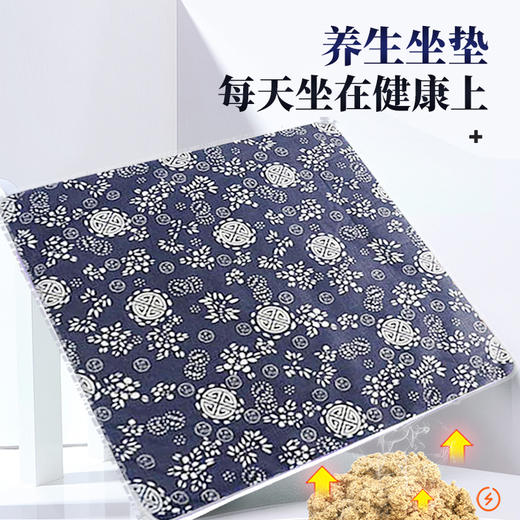 【电加热艾绒坐垫！双档控温】电加热艾绒坐垫 艾草热敷坐垫 居家办公艾草坐垫 艾绒屁股垫。ry 商品图0