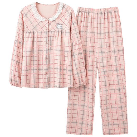 睡衣女春秋款，家居服秋冬季韩版外穿套装 XFL7301 商品图4