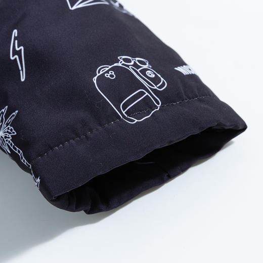 【商场同款】迪士尼童装秋冬新品儿童保暖夹棉外套时尚潮酷满印男童上衣214DS0240 商品图7