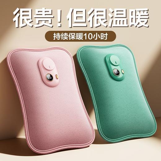 热水袋充电式暖手宝女学生敷肚子可爱毛绒暖宝宝防爆暖水袋电暖宝 商品图5