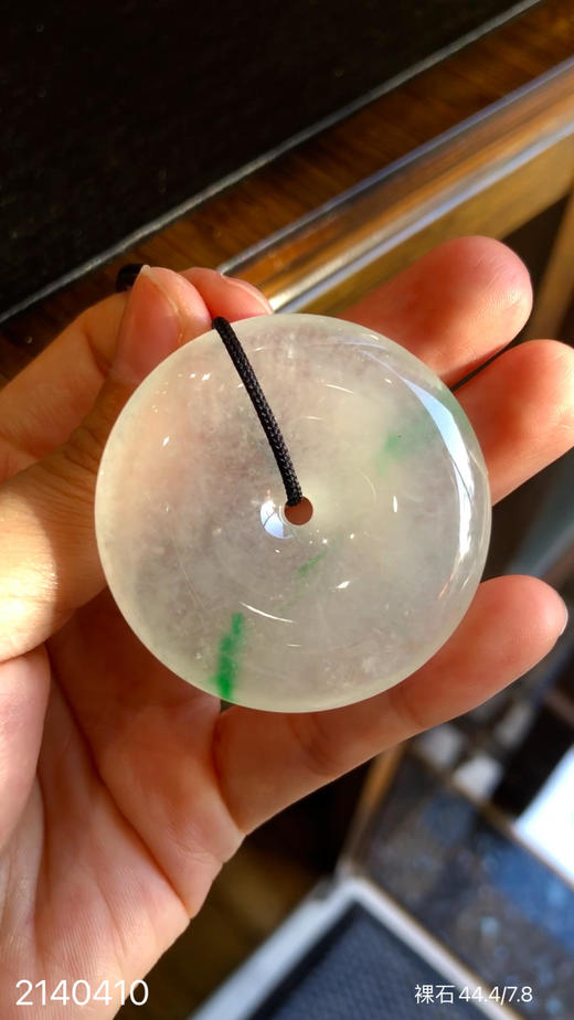 2140410，冰飘翠平安扣裸石。具体价格微信咨询 商品图8