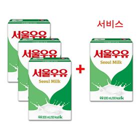 【3+1기획】서울 멸균우유200ml