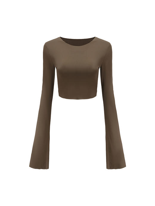 【杀死比尔】环保皮带装饰弹力针织露背上衣23009B 商品图4