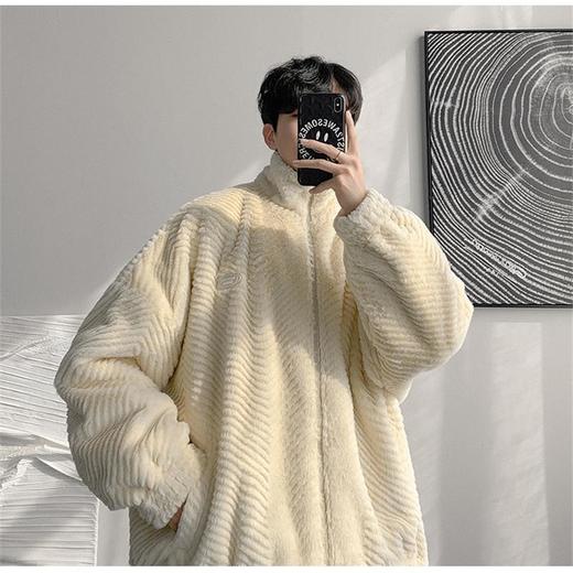 潮流冬季加绒加厚棉衣棉服外套宽松保暖立领棉袄my59 商品图2