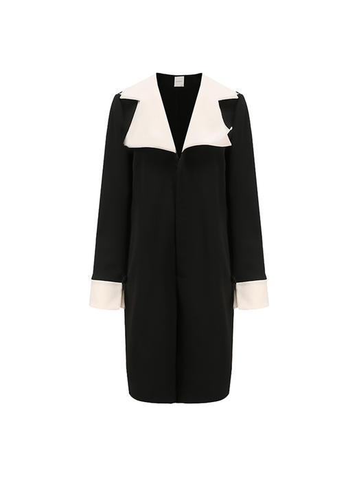 【小王子】异形翻领多层薄纱拼接H廓形连体裤/23000001 商品图4