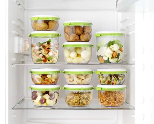 FOSA智能真空保鲜罐食品密封储存盒茶叶罐圆形便携饭盒防潮奶粉罐 商品图2