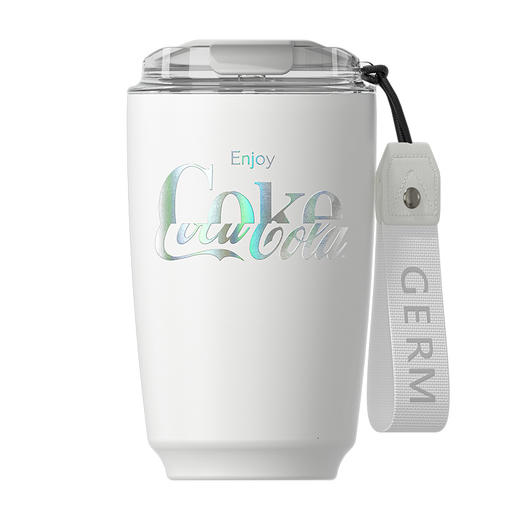 GE-CK22AW-B9-1 可口可乐联名款摩卡保温杯（琉璃白） 商品图0
