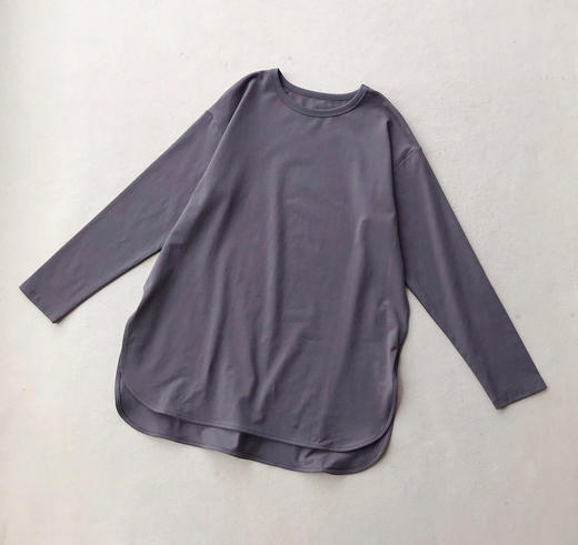 燕尾长袖圆领衫 白色 黑色 灰色 自己备注颜色号码 商品图10