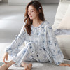 睡衣女春秋款，家居服秋冬季韩版外穿套装 XFL7301 商品缩略图1
