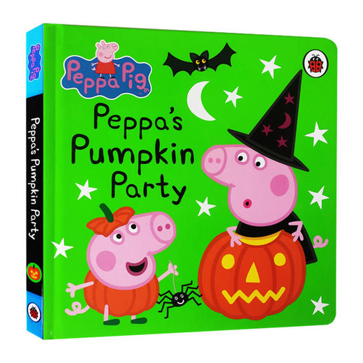 小猪佩奇 来跟粉红猪小妹佩奇过万圣节 英文原版 Peppa Pig Peppa's Pumpkin Party 英文版儿童英语启蒙纸板书 进口书籍 Ladybird 商品图1