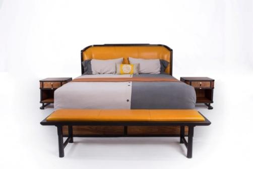 苏梨上品家具 虞美人系列 大床 商品图0