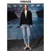  VIMAGE纬漫纪冬季新款翻领洋气显瘦短款外套V1814402 商品缩略图1