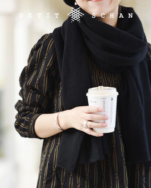 PETIT SCHAN小闪 CLO#135 metasequoia 水杉 秋冬款羊毛圆领A型设计款连衣裙 商品图1