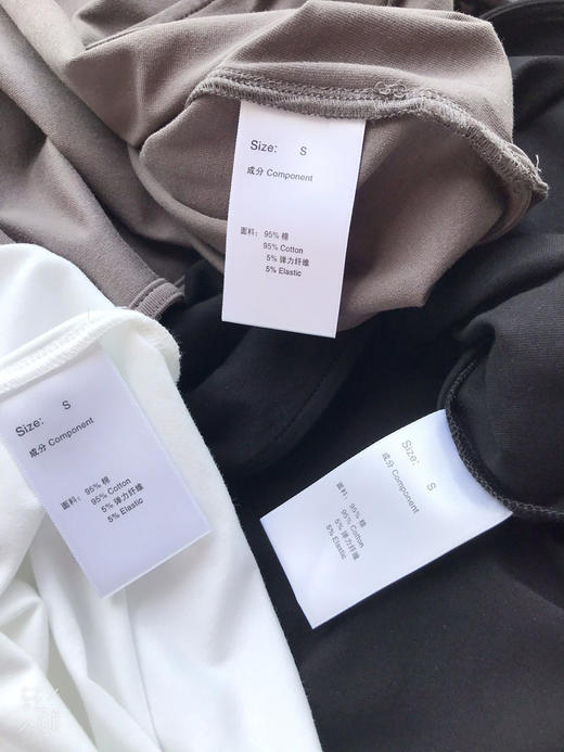 燕尾长袖圆领衫 白色 黑色 灰色 自己备注颜色号码 商品图5