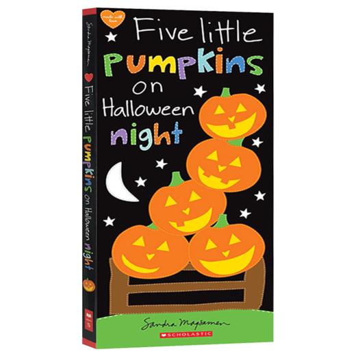 英文原版绘本 Five Little Pumpkins on Halloween Night 万圣节的五个小南瓜 万圣节 英文版 商品图1