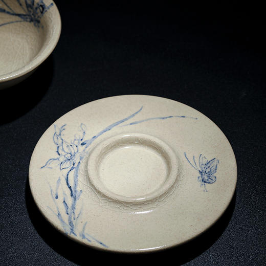 李俊紫陶釉下青花杯 商品图2