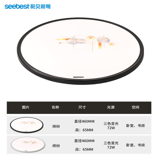 缤纷-圆/72W/三防灯 商品图5