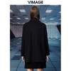 VIMAGE纬漫纪冬季新款翻领洋气显瘦中长款外套V1814404 商品缩略图4