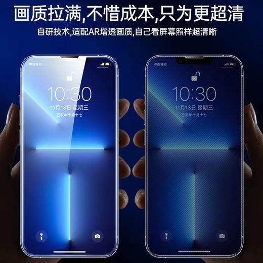 防尘防窥全屏钢化膜28度防窥适用于苹果系列x 14 14plus 商品图4
