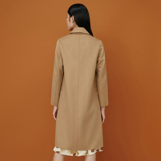 五金氧化下架-EITIE爱特爱新款双面呢羊绒大衣中长款6814523 商品图4