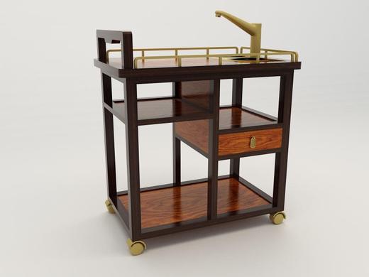 苏梨上品家具 虞美人系列 餐车 商品图0