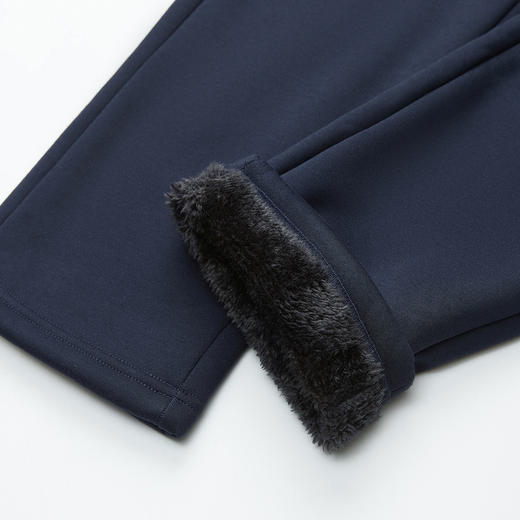 【加绒加厚两件套】罗蒙秋冬加绒保暖两件套男士运动装休闲撞色外套男 商品图12