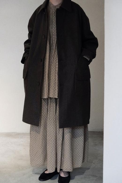 ECOLE DE CURIOSITES 大理石纹麦尔登呢羊毛大衣(Made in Italy) 商品图7