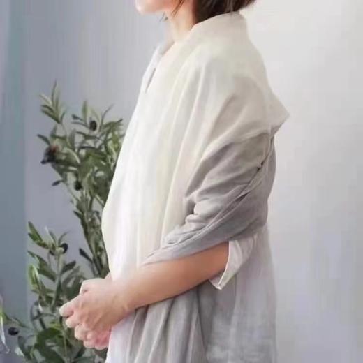 素道有机彩棉围巾 舒适透气柔软亲肤 无染色无漂白  商品图0